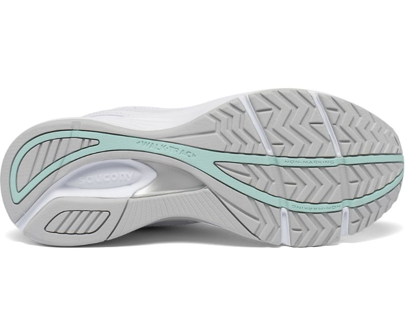 Women's Saucony Integrity Walker 3 Extra Wide Walking Shoes White | Singapore 247DFMN